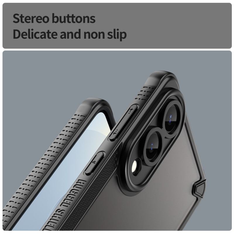 Skal Samsung Galaxy S25 5g Edge Borstad Genomskinlig