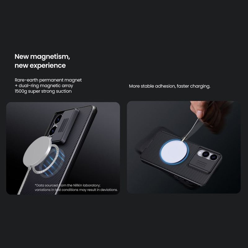 Skal Samsung Galaxy S25 5g Edge Camshield Pro Med Glidande Kameraskydd Nillkin