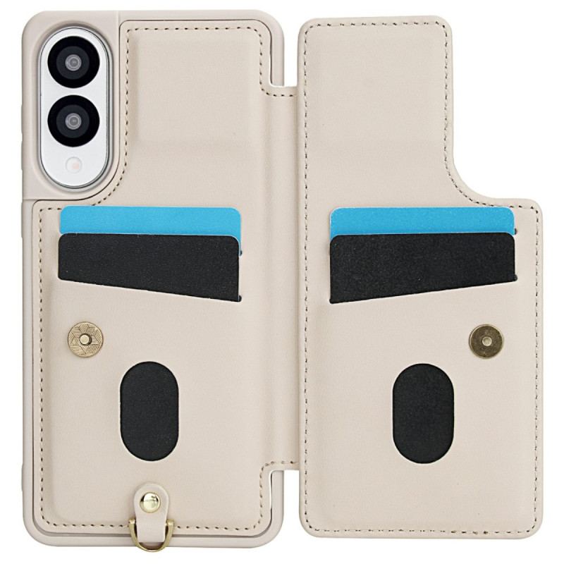 Skal Samsung Galaxy S25 5g Edge Korthållare Med Blommigt Snodd