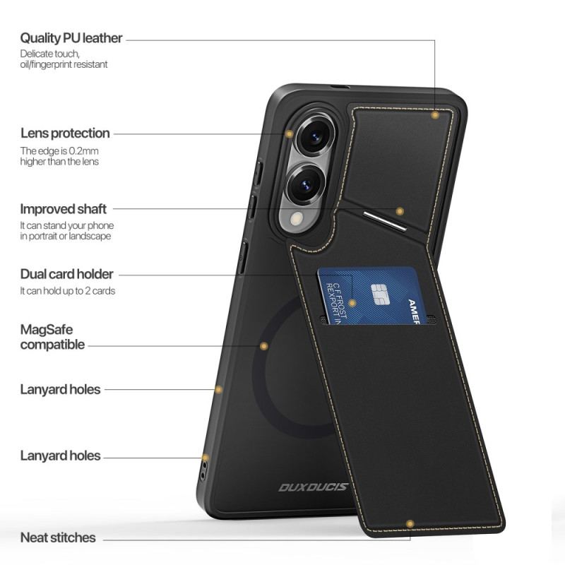 Skal Samsung Galaxy S25 5g Edge Magnetisk Med Korthållare