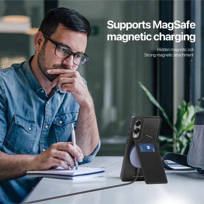 Skal Samsung Galaxy S25 5g Edge Magnetisk Med Korthållare