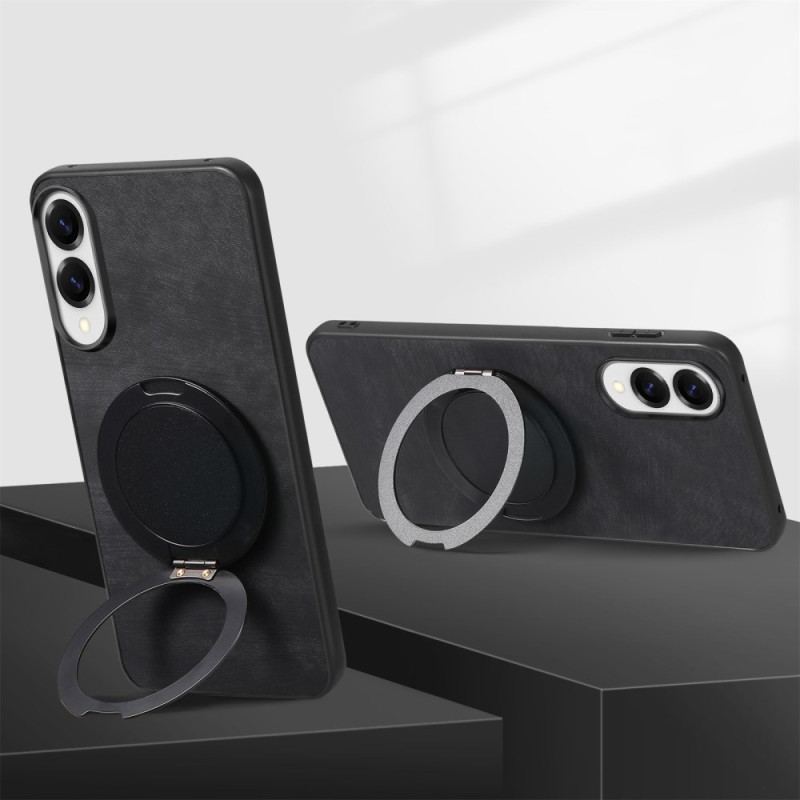 Skal Samsung Galaxy S25 5g Edge Mockaeffekt Med Roterande Stativ