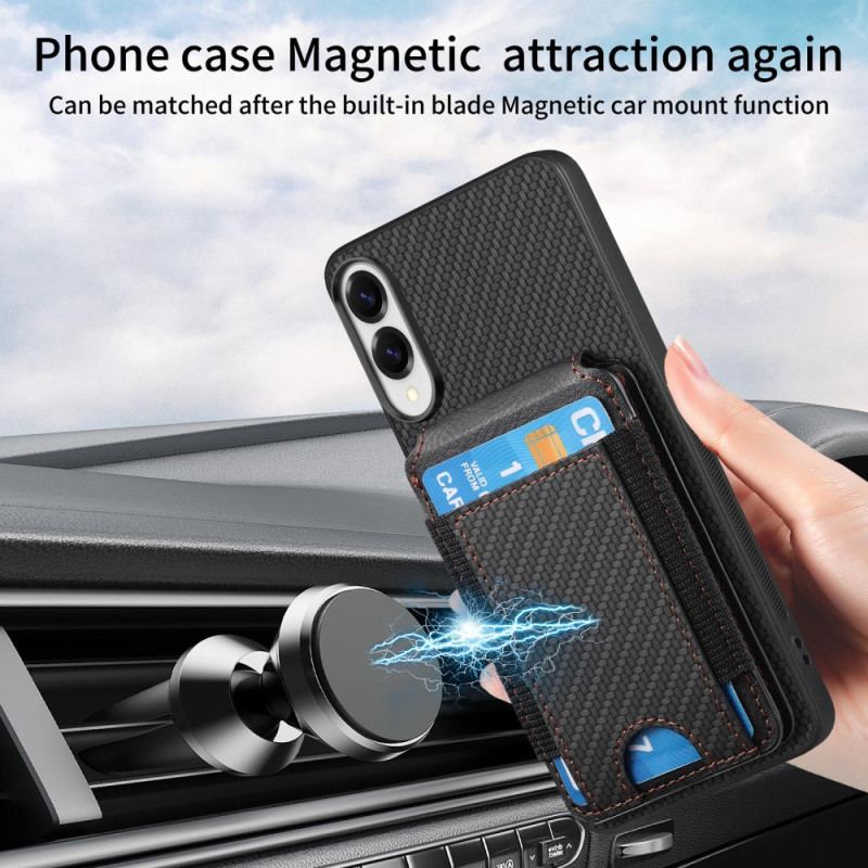 Skal Samsung Galaxy S25 5g Edge Premium Korthållare Och Stativ I Kolfiber