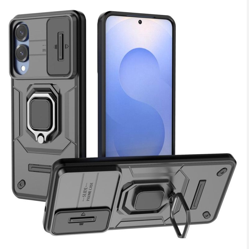 Skal Samsung Galaxy S25 5g Edge Slitstark Ring Med Linsskydd