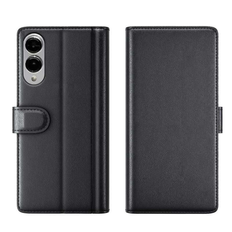 Skyddsfodral Samsung Galaxy S25 5g Edge Äkta Läder