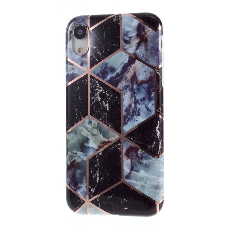 Skal För iPhone XR Geometrisk Marmor