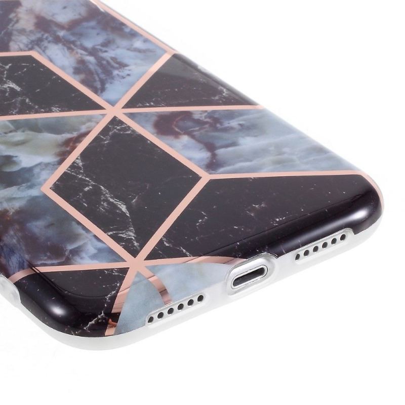 Skal För iPhone XR Geometrisk Marmor