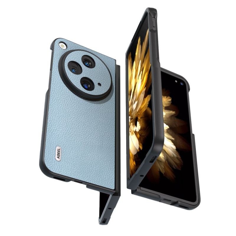 Skal Oppo Find N3 Abeel Natural Lychee Läder