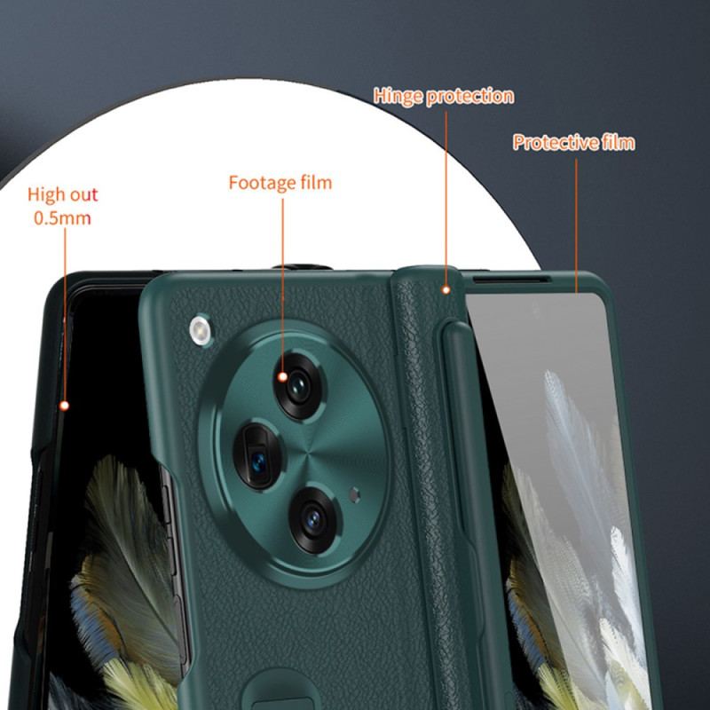 Skal Oppo Find N3 Stylus Och Skärmskydd I Härdat Glas