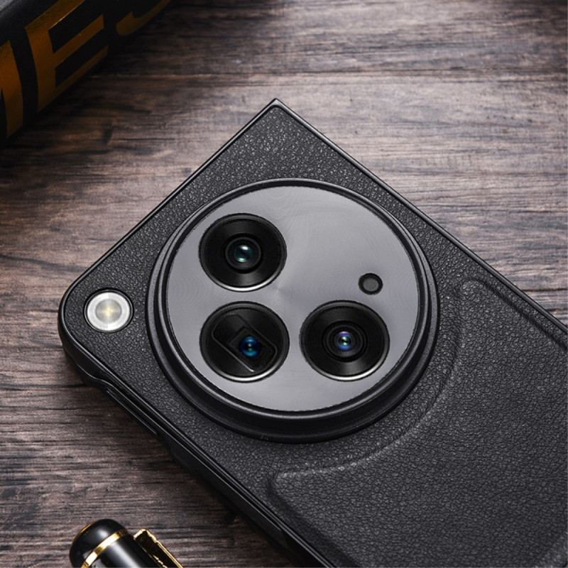 Skal Oppo Find N3 Telefonfodral Konstläder Med Stativ