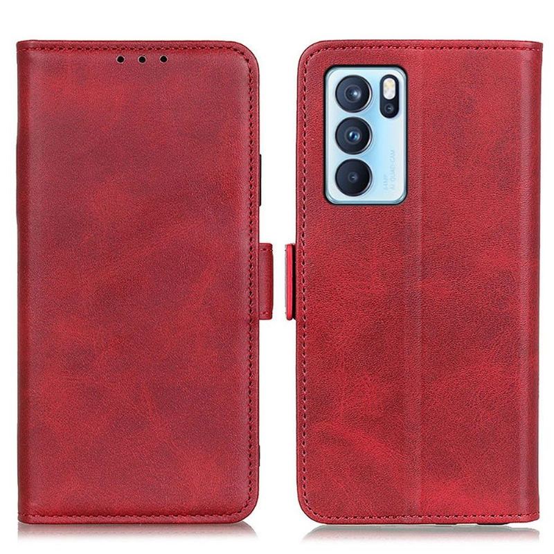 Fodral För Oppo Reno 6 Pro 5G Plånboksfodral Matt Konstläder
