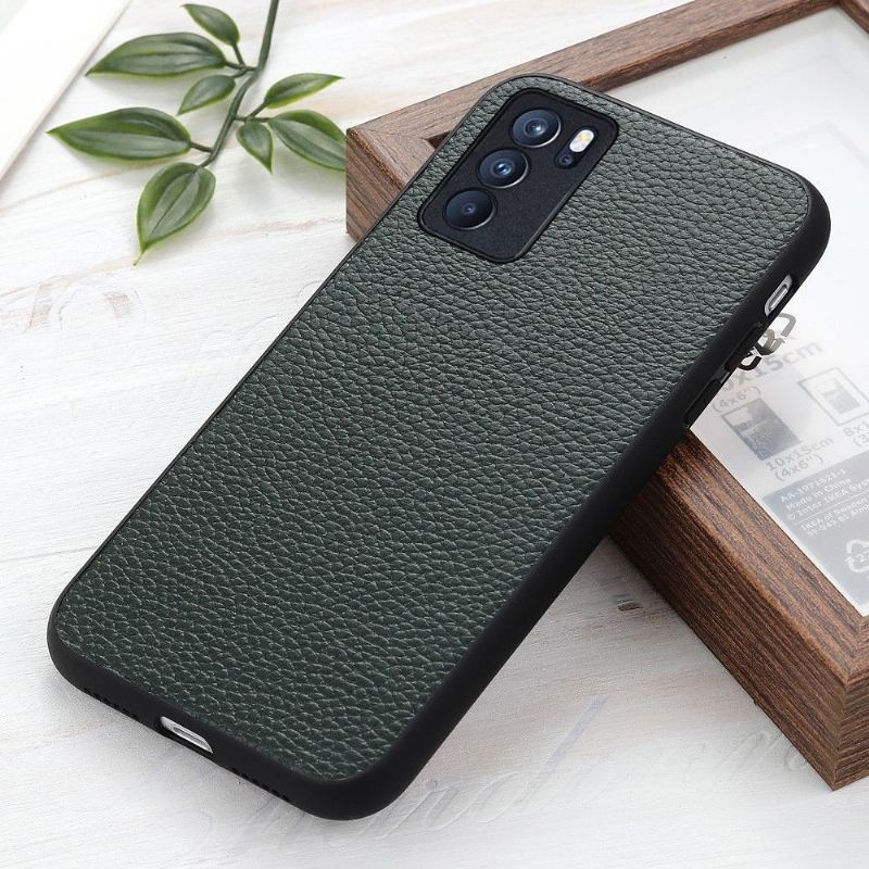 Skal För Oppo Reno 6 Pro 5G Hemming Kornläder