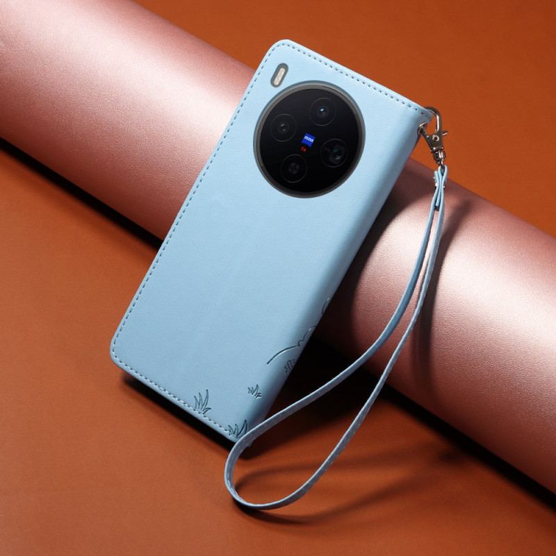 Fodral Vivo X300 Rfid-skydd Med Hundgravyr