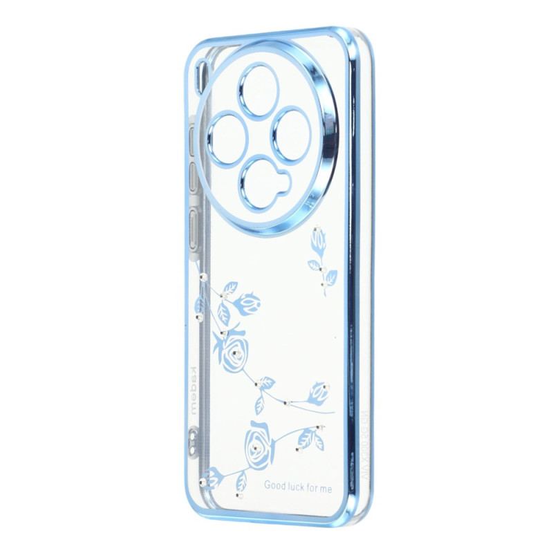 Skal För Vivo X300 Kadem Strass- Och Blommönster