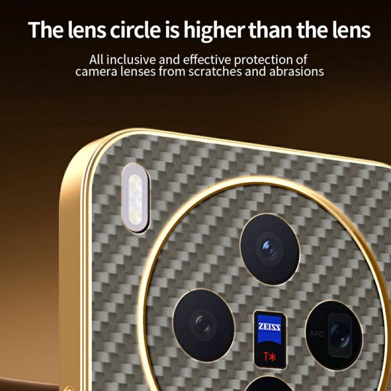 Skal Vivo X300 Telefonfodral Kolfiberstruktur