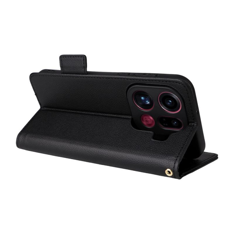 Fodral Oppo Find X9 Pro 5g Konstläder Med Remmar