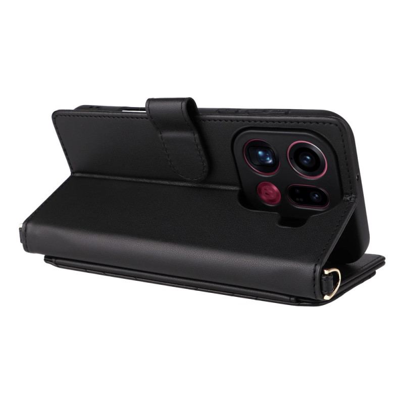 Fodral Oppo Find X9 Pro 5g Vadderad Med Remmar