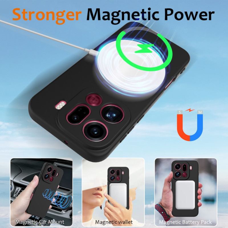 Skal För Oppo Find X9 Pro 5g Magsafe Flytande Silikon