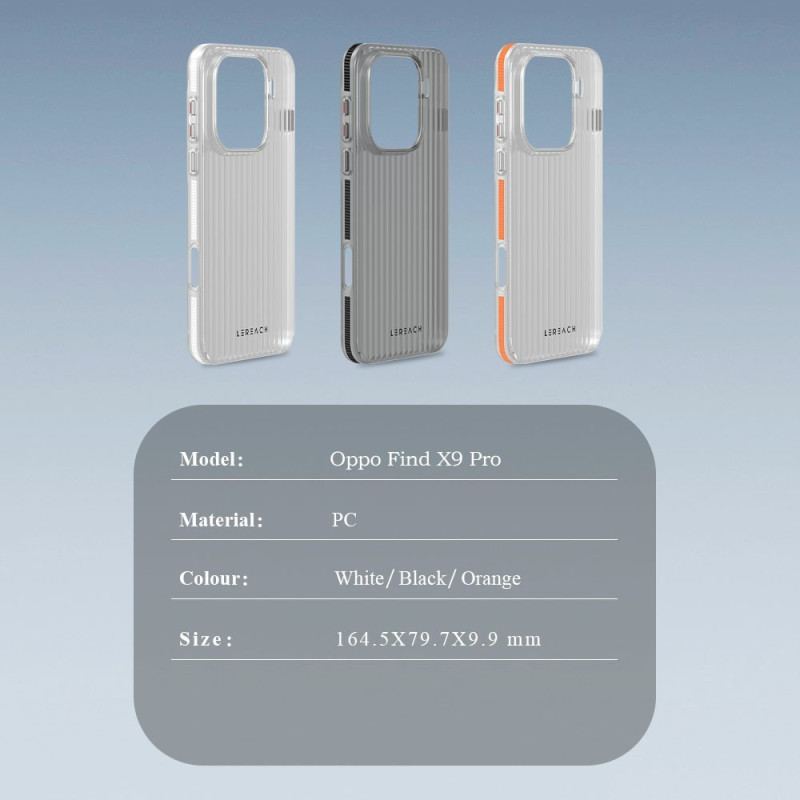 Skal För Oppo Find X9 Pro 5g Toc-serien Lereach