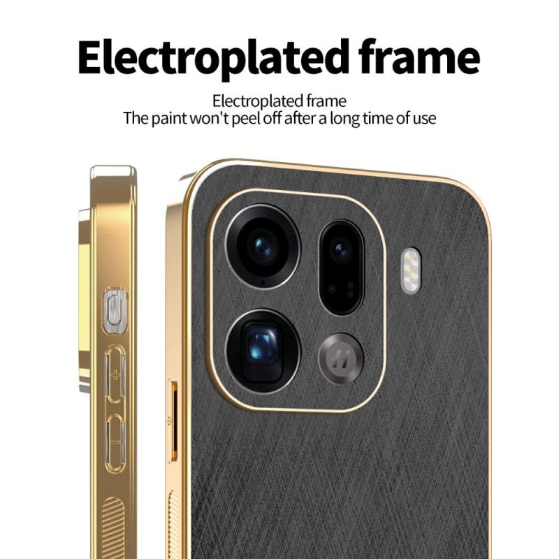 Skal Oppo Find X9 Pro 5g Kadem Lädereffekt