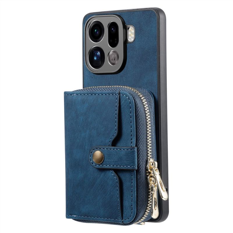 Skal Oppo Find X9 Pro 5g Korthållare Med Dragkedja Och Axelrem