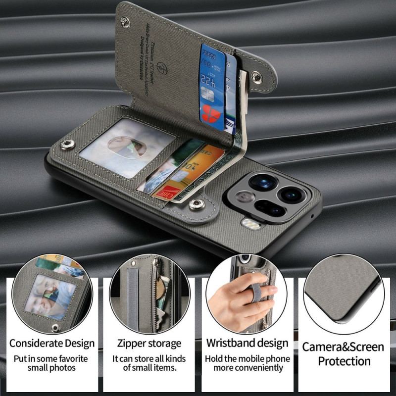 Skal Oppo Find X9 Pro 5g Rfid-plånbok