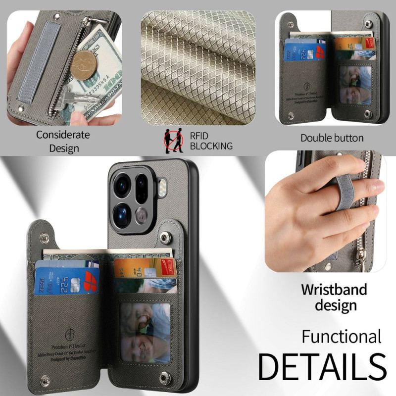 Skal Oppo Find X9 Pro 5g Rfid-plånbok