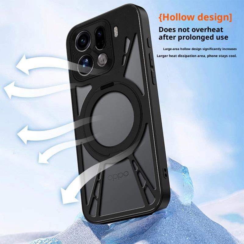Skal Oppo Find X9 Pro 5g Roterande Magnetiskt Stativ Och Värmeavledning