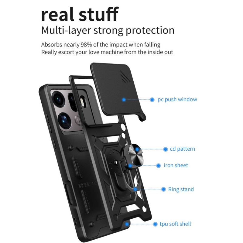 Skal Oppo Find X9 Pro 5g Skjutbart Kameraskydd Och Stativ