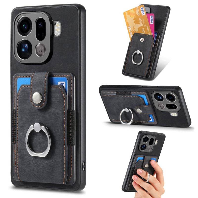 Skal Oppo Find X9 Pro 5g Telefonfodral Korthållare Och Ring