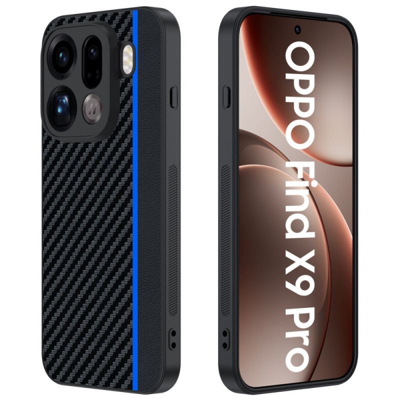 Skal Oppo Find X9 Pro 5g Telefonfodral Stel Med Kolfiberstruktur