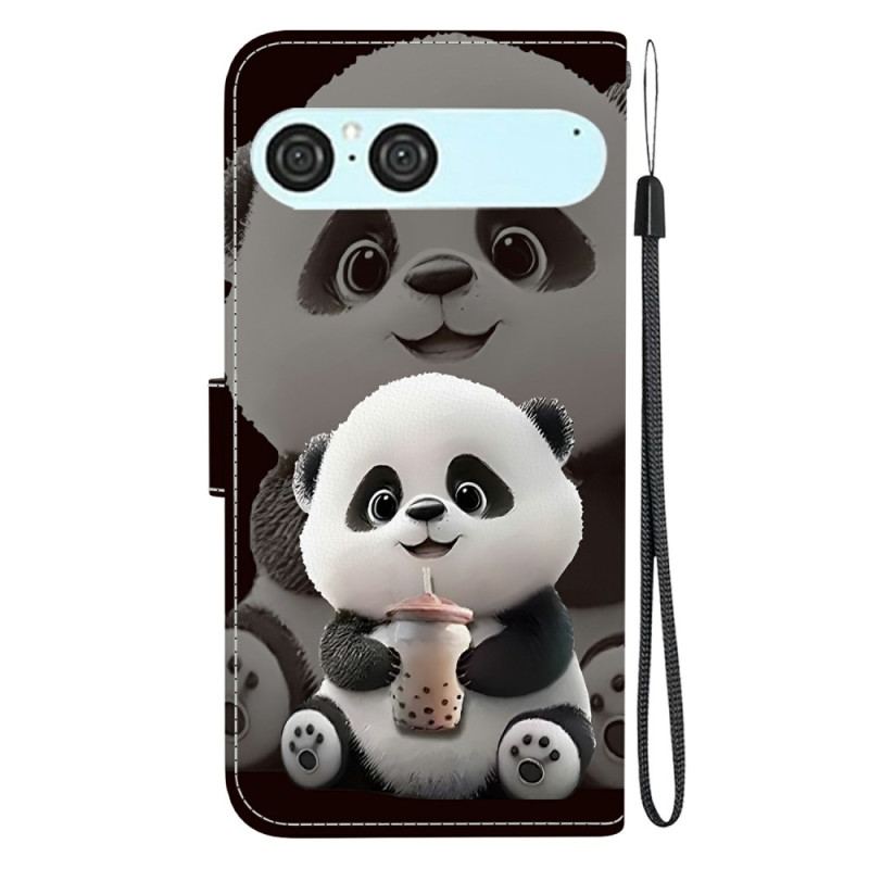Fodral För Sony Xperia 10 Vii Panda Med Nappflaska