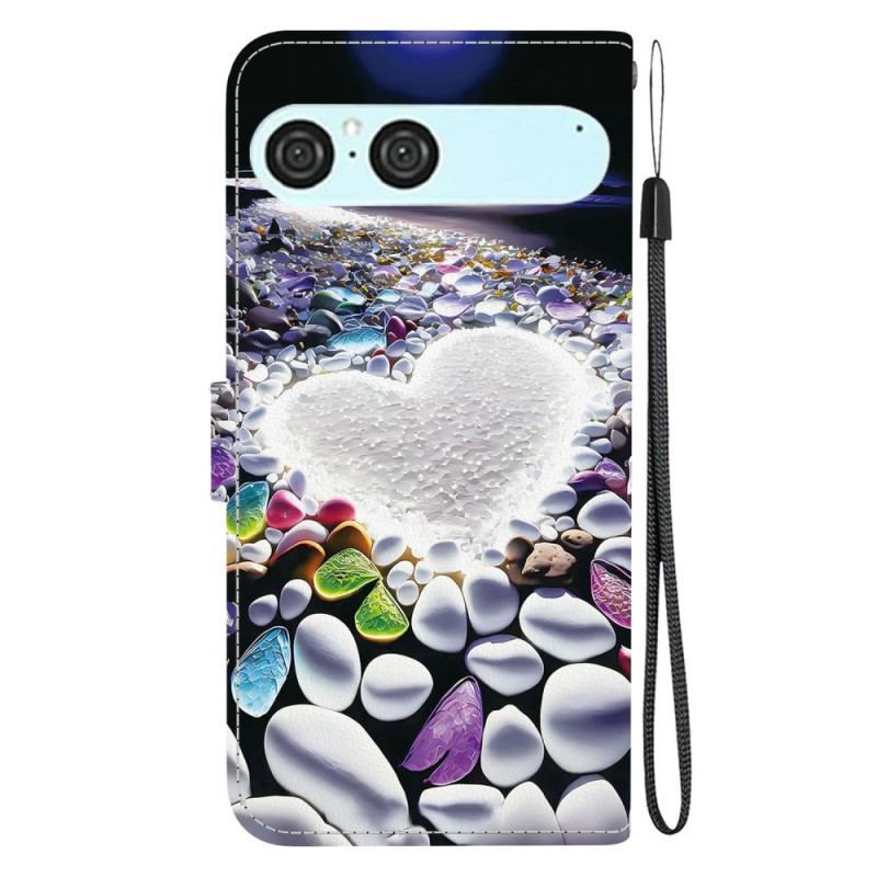 Fodral För Sony Xperia 10 Vii Vitt Hjärta