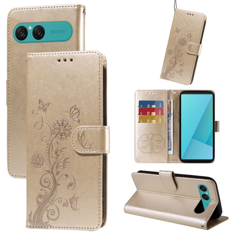 Fodral Sony Xperia 10 Vii Blommigt Tryck