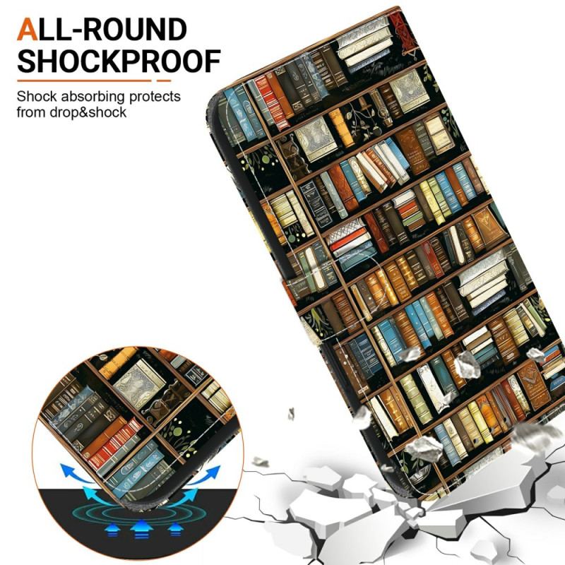 Fodral Sony Xperia 10 Vii Bokhylla