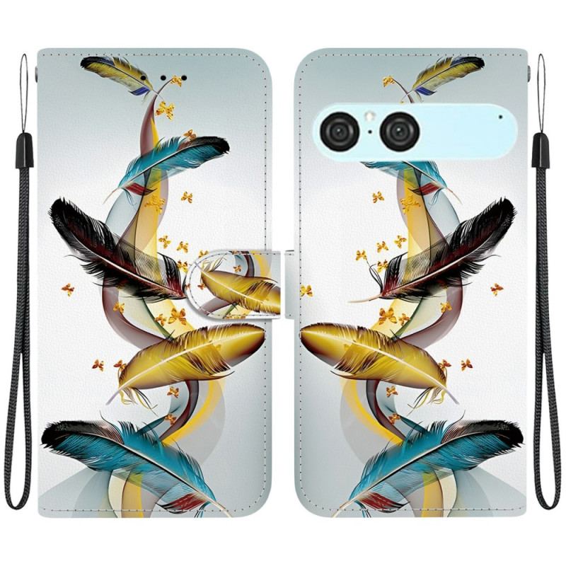 Fodral Sony Xperia 10 Vii Guldfjädrar