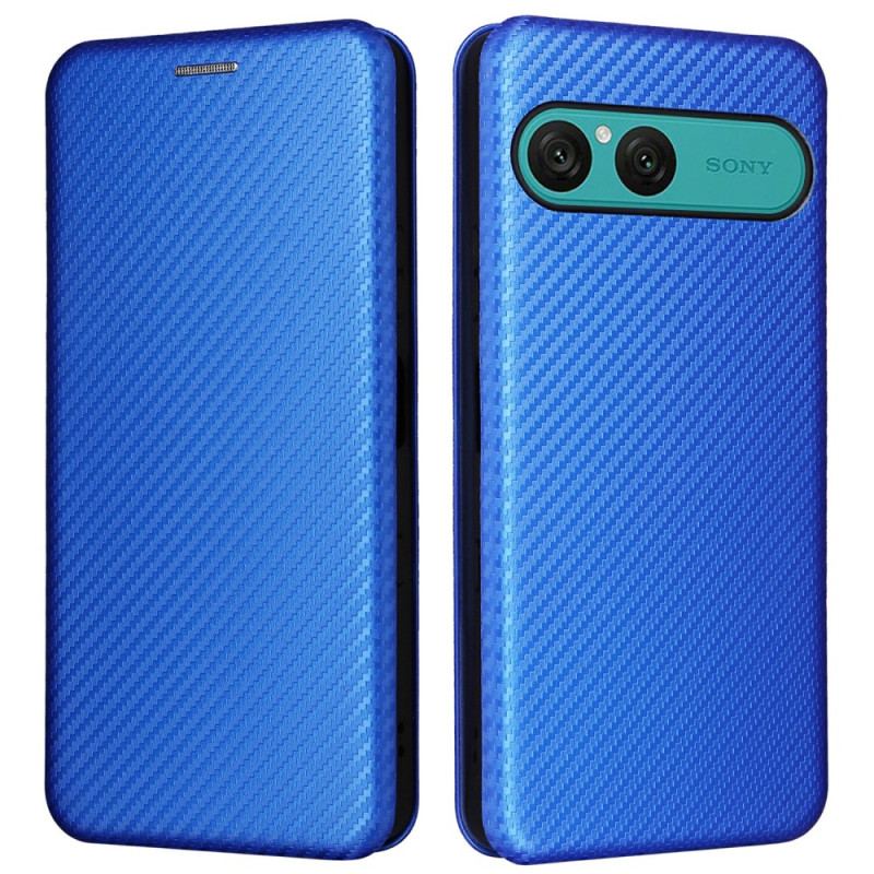 Folio-fodral Sony Xperia 10 Vii Telefonfodral Kolfiber