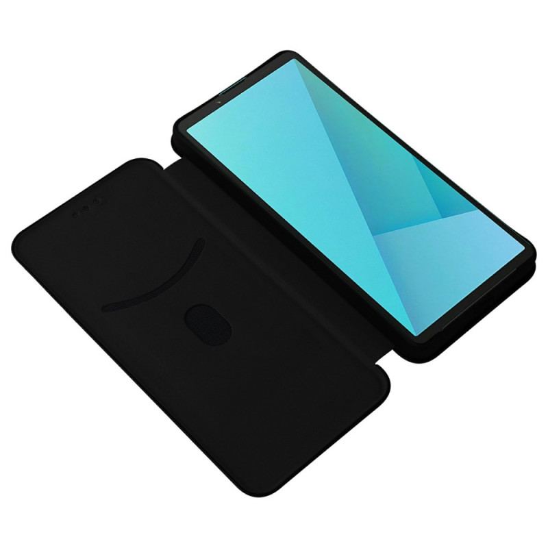 Folio-fodral Sony Xperia 10 Vii Telefonfodral Kolfiber