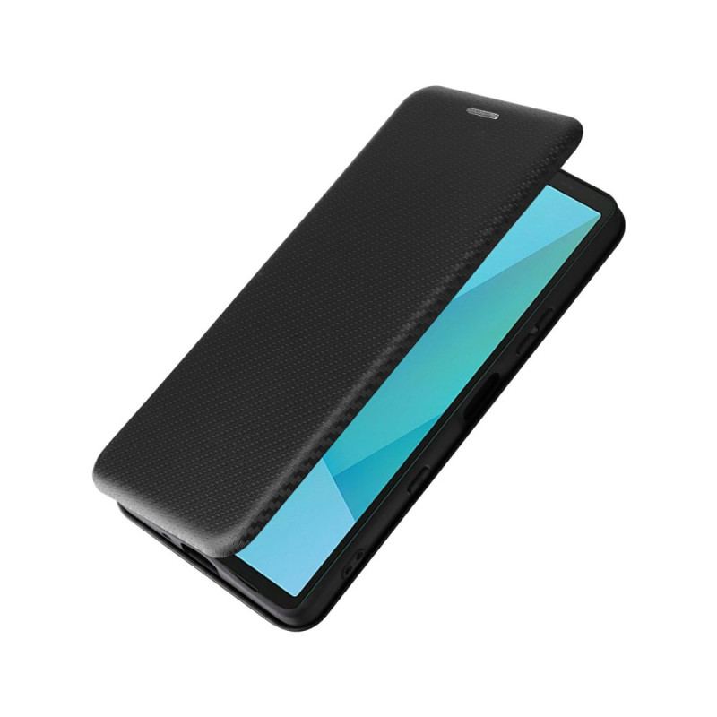 Folio-fodral Sony Xperia 10 Vii Telefonfodral Kolfiber