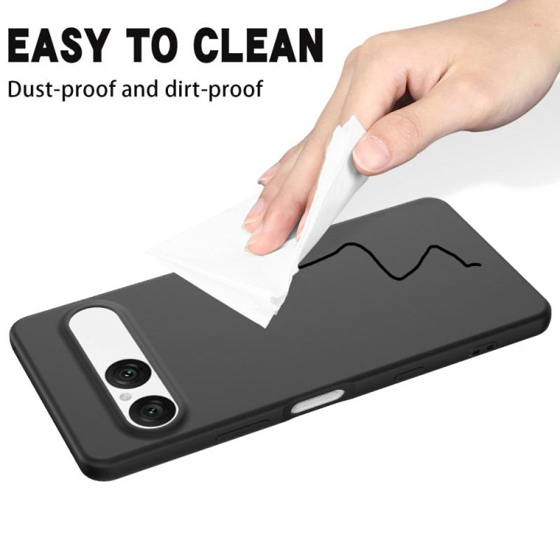 Skal För Sony Xperia 10 Vii Silikon Med Rem