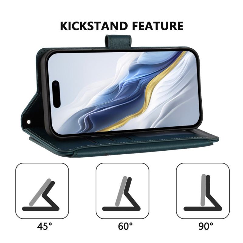 Skyddsfodral Sony Xperia 10 Vii Blommig Rfid-plånbok