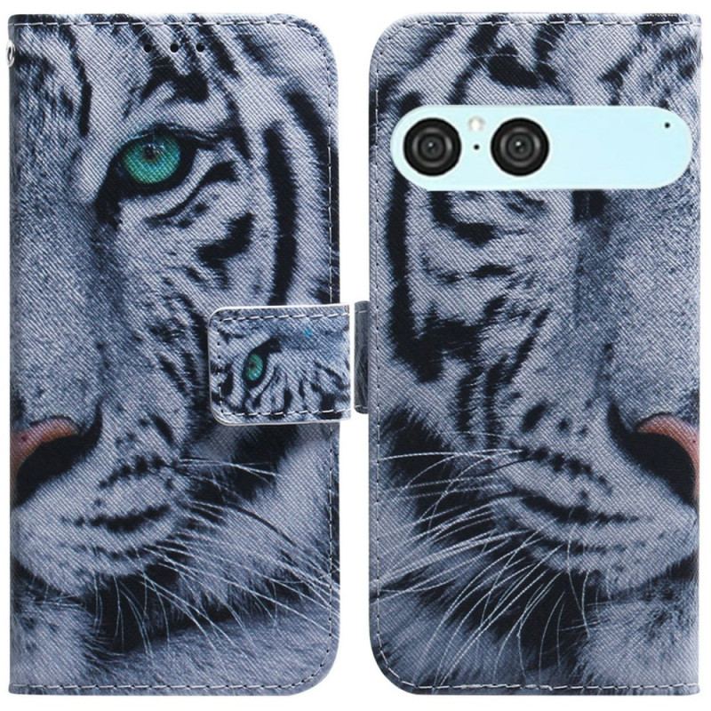 Skyddsfodral Sony Xperia 10 Vii Vit Tiger