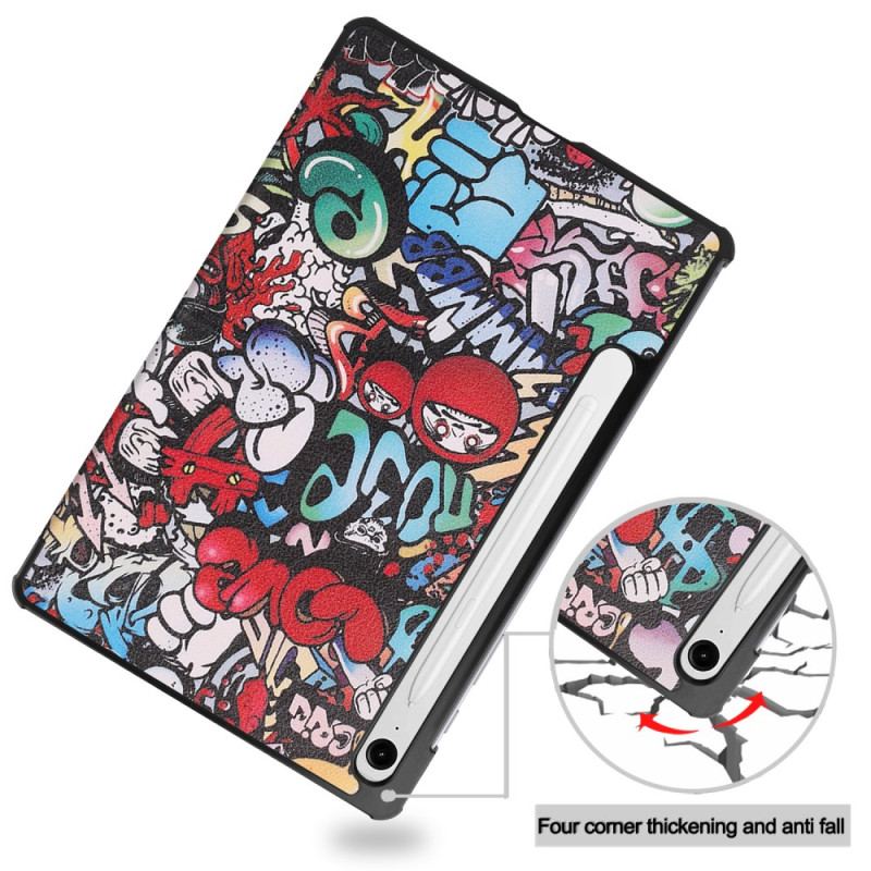 Samsung Galaxy Tab S10 Lite Förstärkt Graffiti-pennhållare