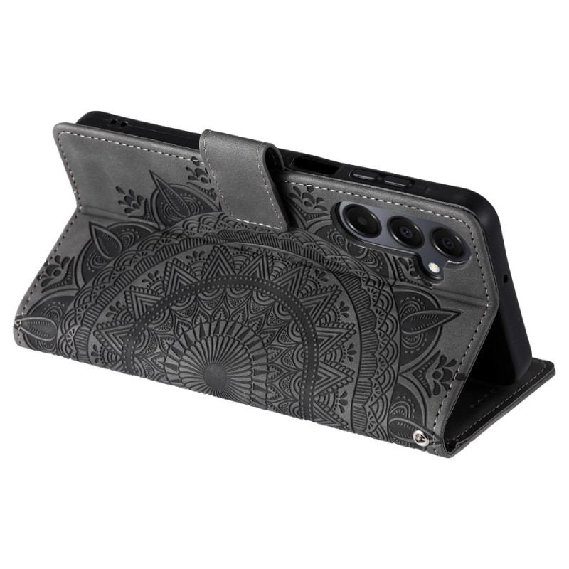 Fodral För Samsung Galaxy A17 4g / 5g Mandala I Mockaeffekt
