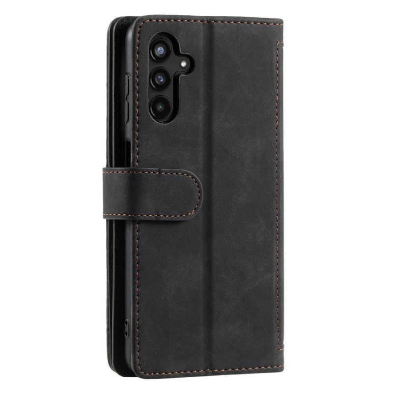 Fodral Samsung Galaxy A17 4g / 5g Vintageplånbok Med 9 Kortfack