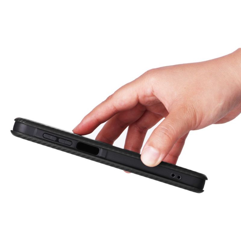 Folio-fodral Samsung Galaxy A17 4g / 5g Telefonfodral Kolfiber