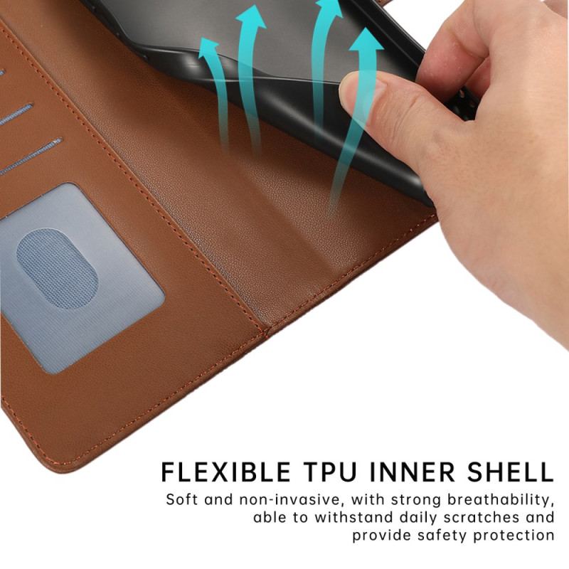 Läderfodral Samsung Galaxy A17 4g / 5g Telefonfodral Kant