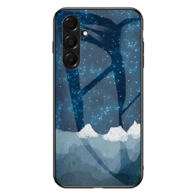 Skal För Samsung Galaxy A17 4g / 5g Himmelsblått Härdat Glas