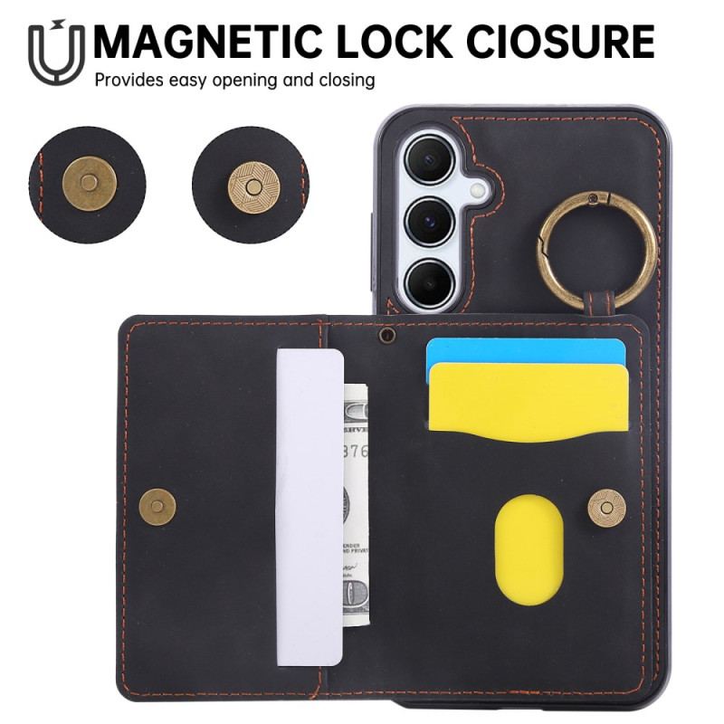 Skal För Samsung Galaxy A17 4g / 5g Korthållare Och Ring