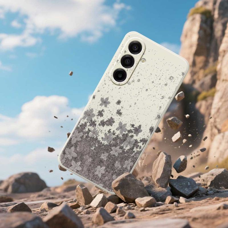Skal Samsung Galaxy A17 4g / 5g Grå Blommig